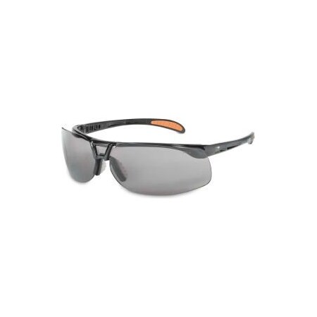 Honeywell North Uvex S4201HS Protege Safety Glasses, Black Frame, Gray HS Lens S4201HS